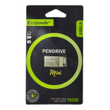 Pendrive 16gb Mini Fit Metal Usb 2.0