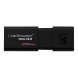 Pendrive 256gb Kingston Datatraveler Dt100g3 Usb 3 0