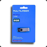 Pendrive 8gb Multilaser Pd587