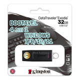 Pendrive Bootavel Kingston W7 W8 W10 W11 Formatação Notebook