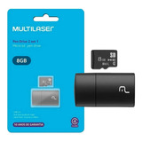 Pendrive E Cartão De Memoria Usb 2 0 Micro Sd Multilaser