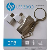 Pendrive Flash Hp 2tb Memória Adaptador Celular