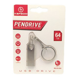 Pendrive Kapbom 64gb Ka a 64 2 0 Cor Prateado