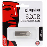 Pendrive Kingston 32gb Datatraveler Se9 Dtse9h 2.0 Prateado