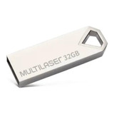 Pendrive Multilaser Diamond 32gb Usb 2 0 Prata