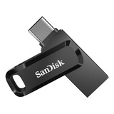 Pendrive Sandisk Ultra Dual Drive Go 64gb 3 1 Gen 1 Preto