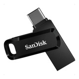 Pendrive Sandisk Ultra Dual Drive Go 64gb 3 1 Gen 1 Preto