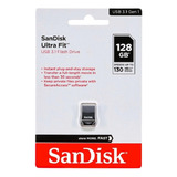Pendrive Sandisk Ultra Fit 128gb Usb