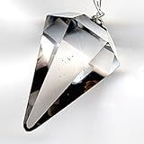 Pêndulo De Cristal De Quartzo Natural Faceta Reiki Carregada