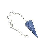 Pêndulo De Cristal Natural QUARTZO AZUL