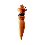 Pêndulo De Madeira Com Chumbo Para Radiestesia N3