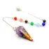 Pendulo Radiestesia 7 Chakras Organite Reiki Cura Radionica