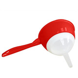 Peneira Com Funil Rosqueavel Grande Multi Uso Cozinha