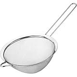 Peneira Cônica Funil Alimentos Inox Grande Cozinha 20 Cm