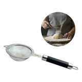 Peneira De Cozinha Coador Açucar Suco 8 5cm Aço Inox