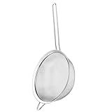 Peneira De Cozinha Coar Inox 10cm 14cm 20 Cm Polvilhar Escorrer Legumes 20 Cm