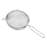 Peneira De Cozinha Coar Inox 18cm Polvilhar Escorrer Massas