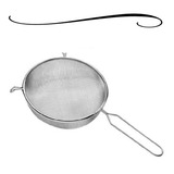 Peneira Em Aço Inox De Cozinha Massas Coador Polvilhar 21cm