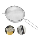Peneira Fina De Inox 14cm Cozinha Polvilhar Coar Brinde