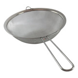 Peneira Inox 24cm Cozinha Polvilhar Coar Escorrer Massas