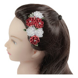 Pente Coque Cabelo Floral