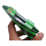 Pente De Fibra De Vidro Verde E Preto Fcs G5 Surf Fins