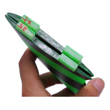Pente De Fibra De Vidro Verde E Preto Fcs G5 Surf Fins