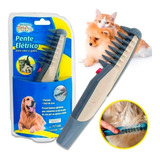 Pente Elétrico Desembaraça Pelos Gato Cães Pronta Entrega