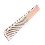 Pente Profissional Umi De Carbono Cor Bege Claro Para Corte De Cabelo Barbeiro E Salão De Beleza Tamanho De 19cm CB605