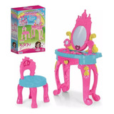 Penteadeira Infantil Das Princesas Com Banquinho Acessorios