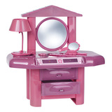 Penteadeira Infantil Menina Com Acessórios Brinquedo Fashion