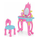 Penteadeira Princesas Camarim Infantil Banquinho Acessórios