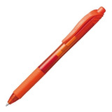 Pentel Caneta Retrátil Energel X 0 7mm Laranja