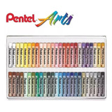 Pentel Giz De Cera Pastel A Óleo 50 Cores Pentel Arts