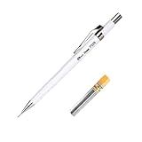 Pentel Sharp P209 Conjunto De Lapiseira E Tubo De Grafites Branco 0 9 Mm