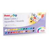 Pentel Water Colors Tinta Aquarela Tubo 24 Cores Frete