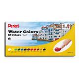 Pentel Water Colors Tinta Aquarela Tubo Só Hoje