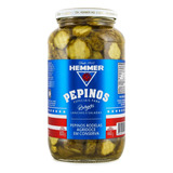 Pepino Em Conserva Em Rodelas Pickles Hemmer Vidro 440g