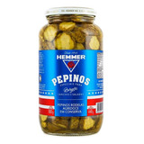 Pepinos Rodelas Agridoce Hemmer 440gr Tipo Americano