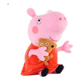 Peppa Pig 28 Cm Pelúcia Presente Brinquedo Boneca Desenho