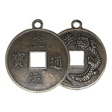 Pequeno Pingente Oriental Moeda