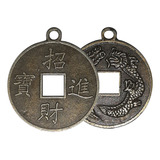Pequeno Pingente Oriental Moeda