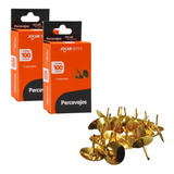 Percevejo Latonado 200 Unidades Jocar Office Buffet