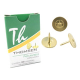 Percevejo Latonado Thomsen   Kit C 3 Caixas  300 Pçs 