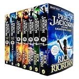Percy Jackson Collection 7 Books Set Lightning Thief Sea Of Monsters Titan S Curse Battle Of The Labyrinth Last Olympian Greek Heroes Greek Gods 