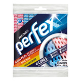 Perfex Pano Multiuso Coloridos 5 Unidades Cor Azul E Rosa