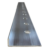 Perfil Aluminio Acabamento Porcelanato L   Kit 24 Barras 3mt