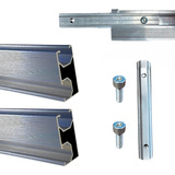 Perfil Barra Trilho Linha C Placa Painel Solar 1 20m Kit 04