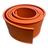 Perfil Borracha Para Cinta Tanque Cor Laranja 1 M X 76mm