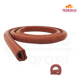 Perfil Borracha Silicone Porta Forno 10 Esteiras 4 5 Metros